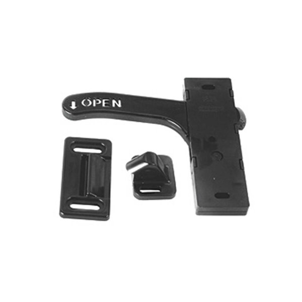 Overtime Screen Door Latch; Black OV912156